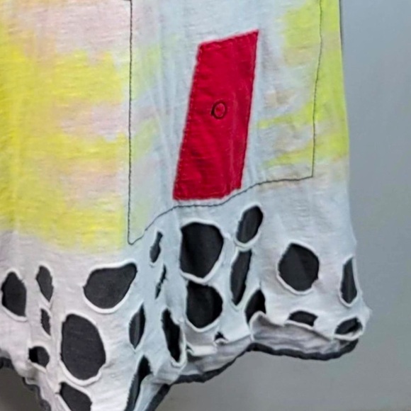 OOAK Size Small HEEL Athens Lab Tank Art Dress from Hellas Greece - Picture 6 of 10